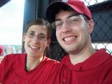 Jeff and Natalie at a Cardinals Game in the summer of 2010